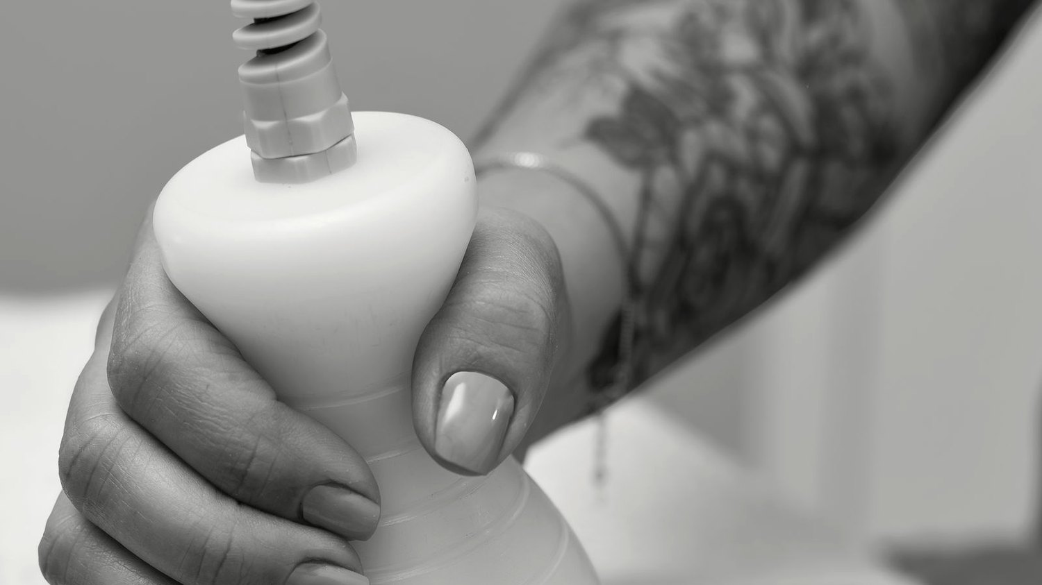 Atendimento em clínica de estética corporal